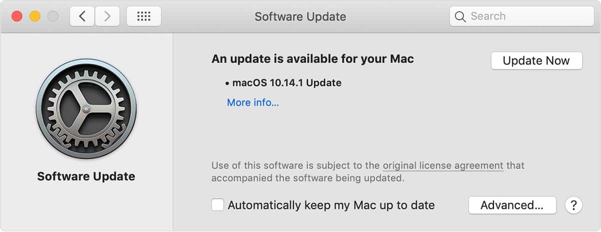 Update your MacBook