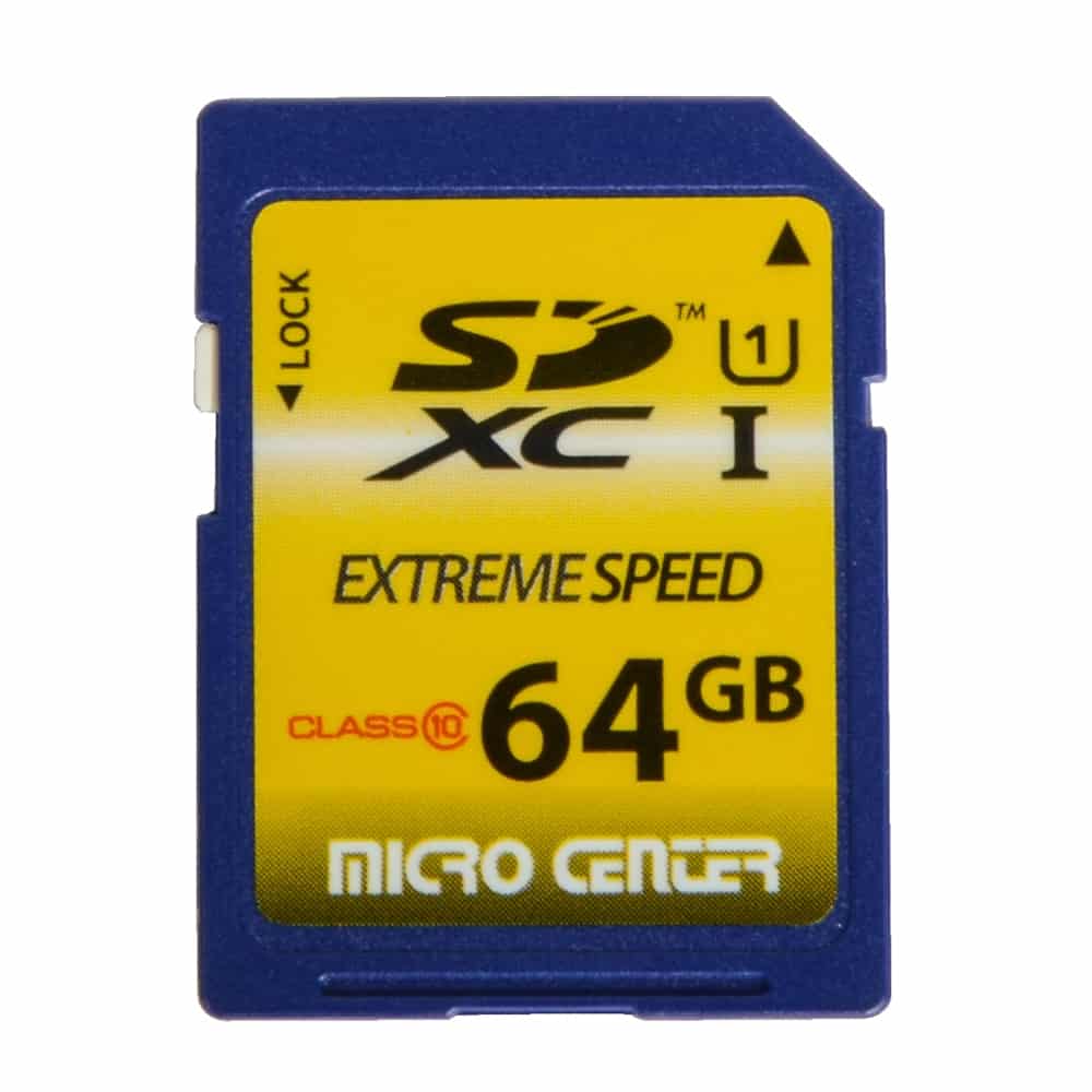 Micro Center  - best memory card For Sony A7R IV