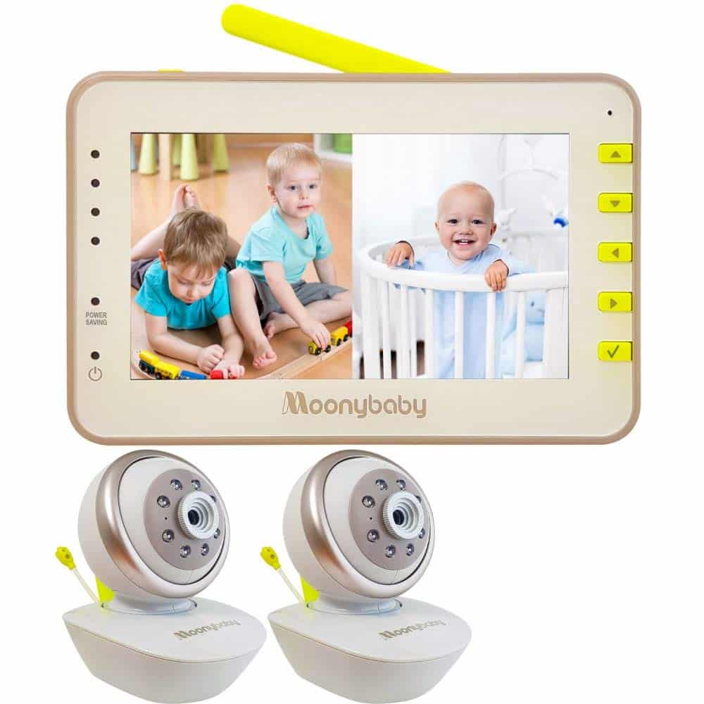 Moonybaby - best split screen baby monitor