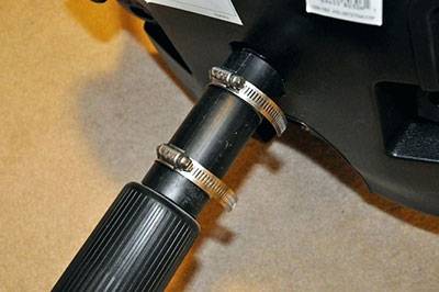 hose clamp - How To Fix An Office Chair That Won't Stay Up