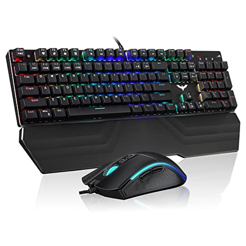 havit Mechanical Keyboard and Mouse Combo RGB...