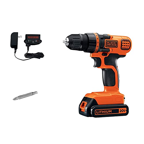BLACK+DECKER 20V MAX Cordless Drill and Driver,...
