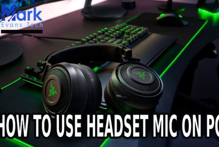 use headset mic on pc