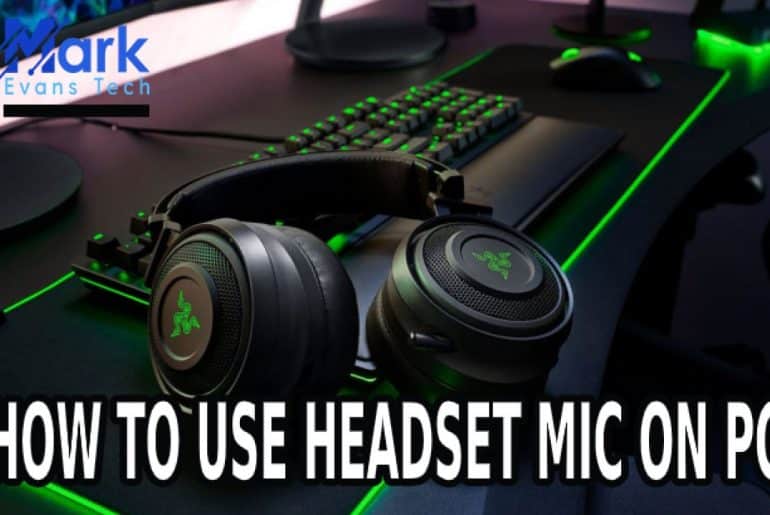 use headset mic on pc